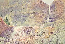 #88 ~ Phillips - Untitled - High Alpine Waterfall