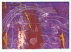 #447 ~ Hoffman - Untitled - Purple Abstract  #M/P