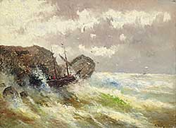 #488 ~ School - Untitled - Stormy Sea