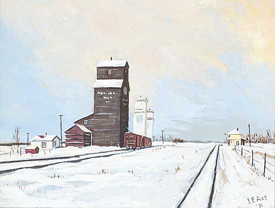 #1001 ~ Acs - Untitled - Winter Elevator