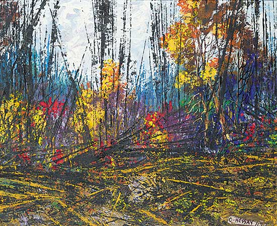 #1073 ~ Hessay - Untitled - Colour in the Forest