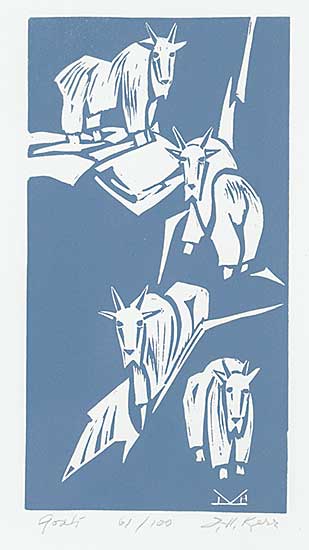 #1093 ~ Kerr - Goats  #61/100