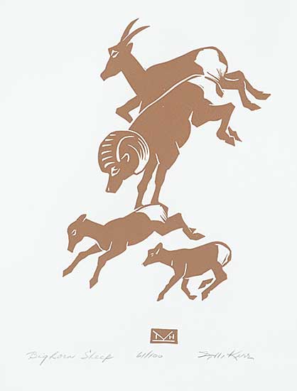 #1098 ~ Kerr - Big Horn Sheep  #61/100