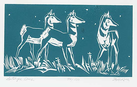 #1099 ~ Kerr - Antelope Does  #54/100