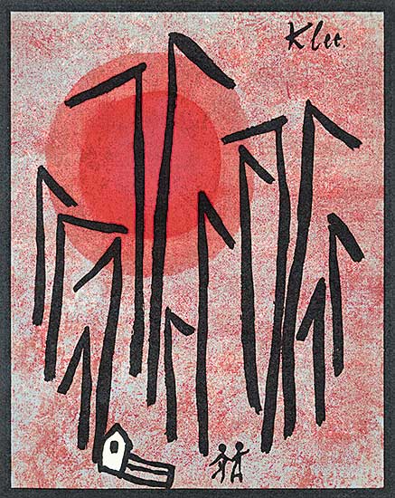 #1104 ~ Klee - Untitled - Playing in the Woods