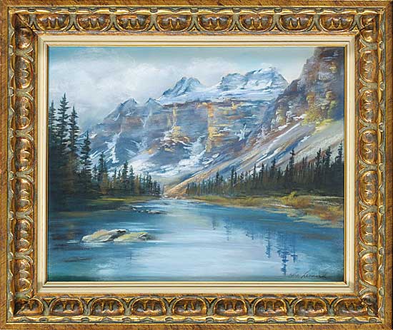 #1108 ~ Leonard - Untitled - Mountain Lake