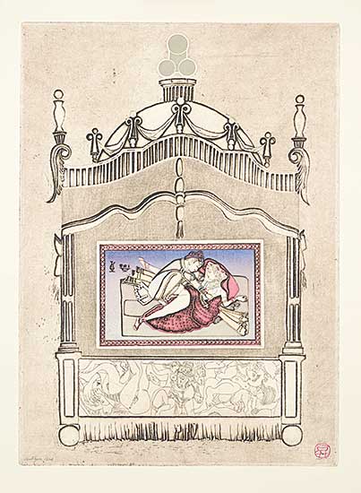 #1181 ~ Sawai - Antique Bed  #37/100