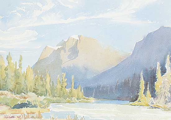 #1218 ~ Shelton - Mt. Patterson [at Waterfowl Lake]