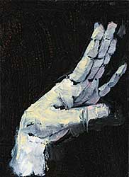 #1087 ~ Jamha - Untitled - White Hand #1087 ~ Jamha - Untitled - White Hand