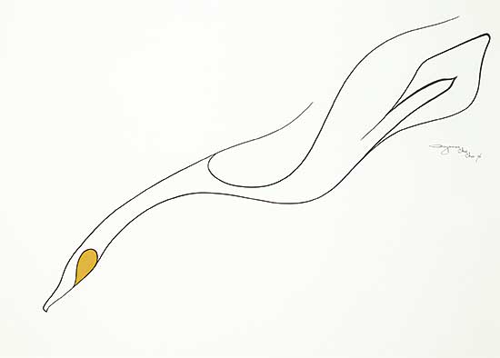 #4 ~ Chee Chee - Untitled - Goose in Flight