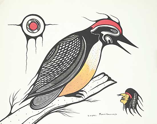 #70 ~ Kakepetum - Untitled - Woodpecker