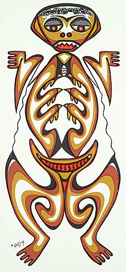 #93 ~ Odjig - Untitled - Frog Spirit