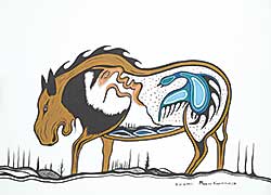 #71 ~ Kakepetum - Untitled - Moose Spirit #71 ~ Kakepetum - Untitled - Moose Spirit