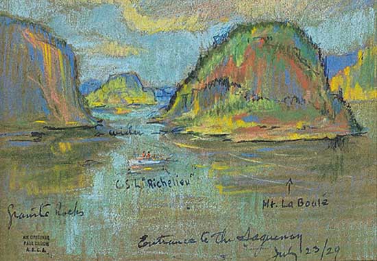#16 ~ Caron - Entrance to the Saguenay