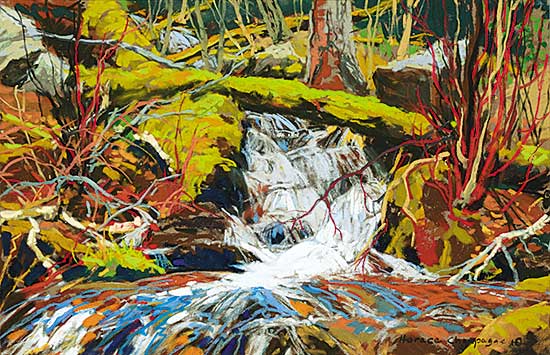 #18 ~ Champagne - Spring Run-Off, Deep in the Forest, Parc de la Jacques Cartier, Quebec