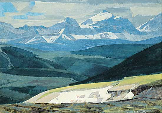 #30 ~ Collier - The Continental Divide, West from Flat Top Mt. Alberta, at 8000'