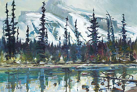 #67 ~ Le Dain - Early Snow, Cathedral Mountain, Yoho National Park, B.C.
