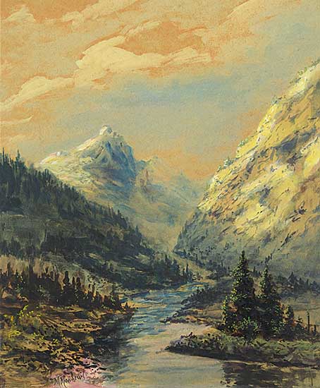#71.3 ~ Matthews - Untitled - Above Laggan, B.C.
