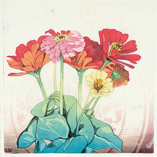 #81 ~ Phillips - Zinnias  #32/100