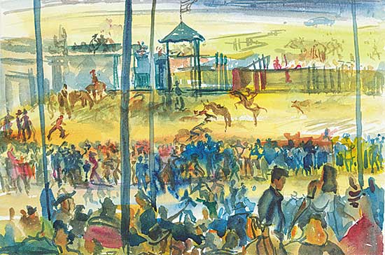 #87 ~ Pragnell - Rodeo Scene