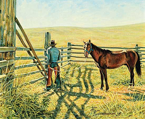 #91 ~ Schnurrenberger - Getting His Jingle Horse