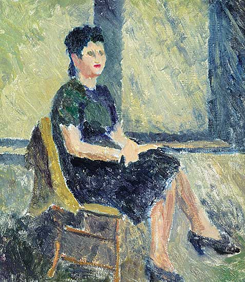 #107 ~ Wiselberg - Sitting Figure