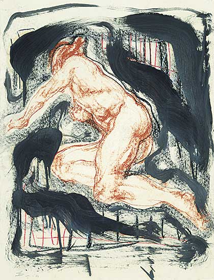 #407 ~ Benca - Untitled - Reclining Figure