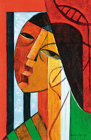 #417 ~ Espinoza - Face Composition III