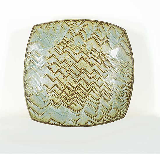 #446 ~ Lindoe - Untitled - Zig Zag Platter
