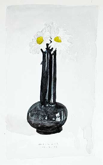 #451 ~ McInnis - Black Vase