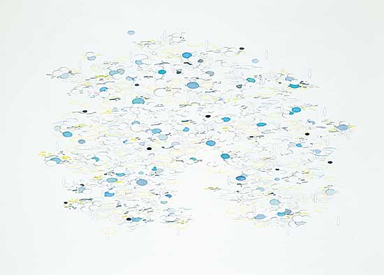 #456 ~ Mullin - Untitled - Abstract Clouds