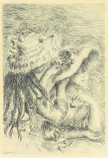 #473 ~ Renoir - Le Chapeau Epingle