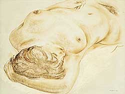 #78 ~ Muhlstock - Untitled - Reclining Nude
