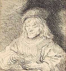 #472 ~ Rembrandt - The Card Player