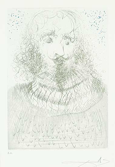 #1082 ~ Dali - Shakespeare  #E.A.