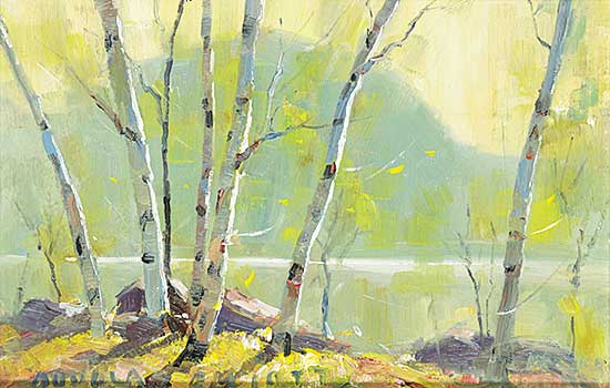 #1098 ~ Elliott - Untitled - Sunlight on the Lake