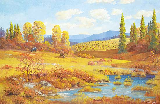 #1109 ~ Evans - Untitled - Fall Grazing