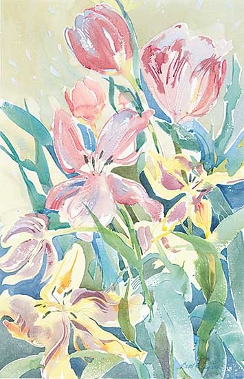 #1186 ~ Laycock - Untitled - Spring Flowers