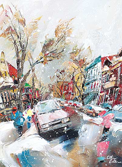 #1187 ~ Leblanc - Bourrasque - Rue Jeanne-Mance, Montreal