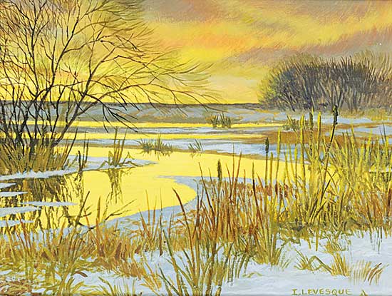 #1188 ~ Levesque - Untitled - Winter Sunset