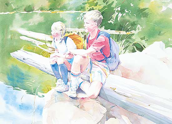#1193 ~ Lott - Untitled - Taking a Break