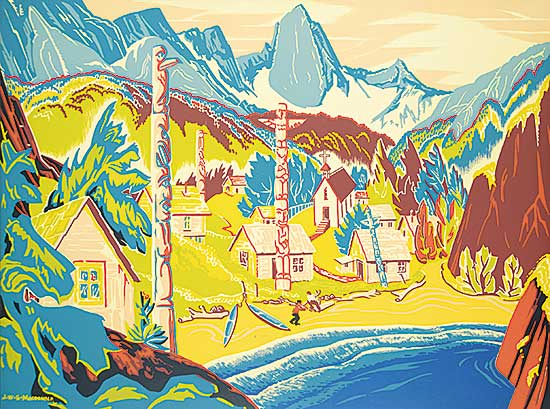 #1197 ~ MacDonald - B.C. Indian Village