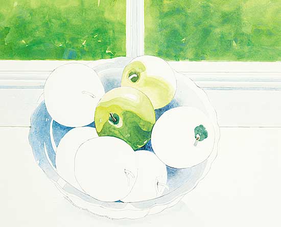 #1242 ~ Roberts - Shadow Study in Green and Blue
