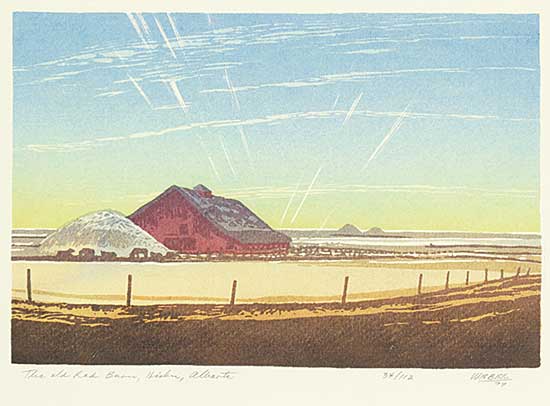 #1333 ~ Weber - The Old Red Barn, Nisku, Alberta  #34/112