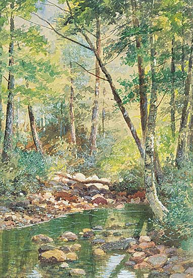 #7 ~ Bell-Smith - In the Woods at North Conway, N.H.