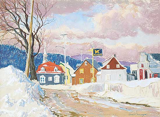 #21 ~ Champagne - Matin d'Hiver aux Eboulements, Quebec