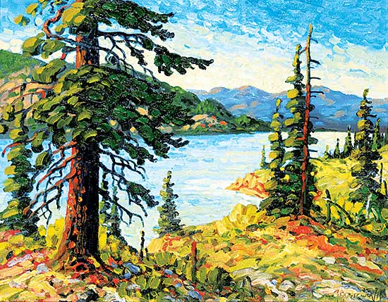#28 ~ Charlesworth - Looking North, Okanagan Lake