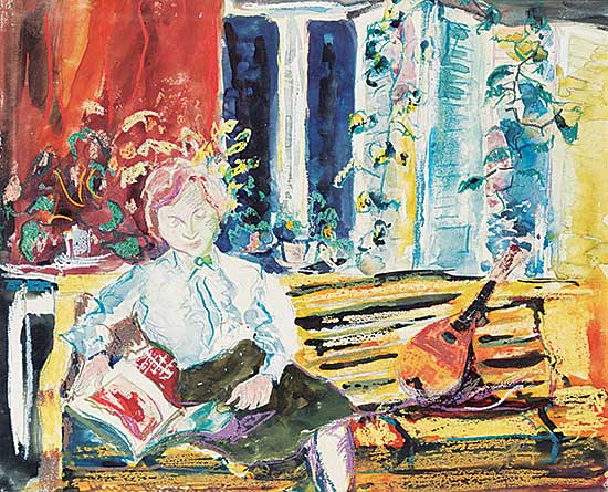 #69.1 ~ Masson - Untitled - Reading by the Window