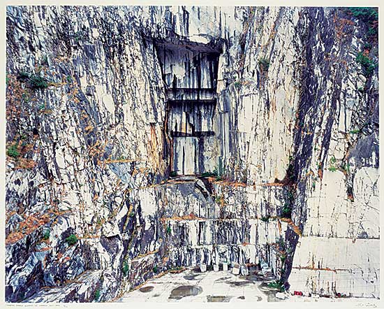 #204 ~ Burtynsky - Carrera Marble Quarries 3, Carrera, Italy, 1993  #3/10