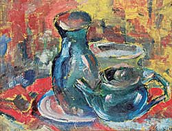 #107 ~ Stevenson - Untitled - Still Life with Teapot and Jug